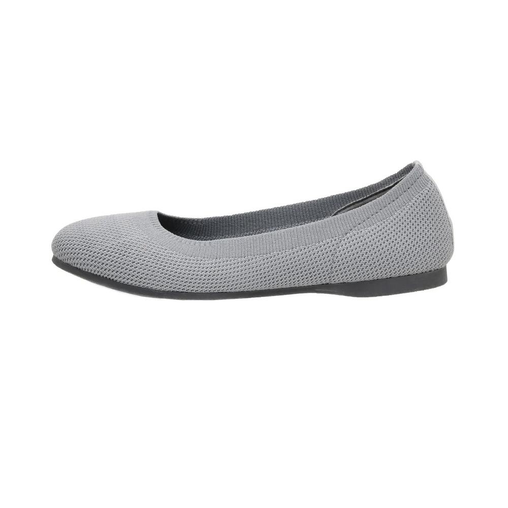 CushionAire Tyra Knit Ballet Flats Gray Women’s Size 9 Excellent Condition